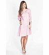 Розова памучна рокля -0 снимка