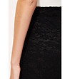 Черна пола с висока талия-2 снимка