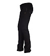 Дамски черен памучен панталон тип слим Gia-2 снимка