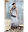 Дълга рокля в преливащи сиви нюанси Erica-0 снимка