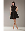 Черна рокля без ръкави Shila-0 снимка