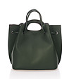 Ефектна тъмнозелена кожена чанта Sobella-0 снимка