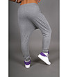 Дамски памучен панталон Madox в сиво-1 снимка