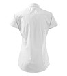 Памучна дамска риза в бял цвят-1 снимка