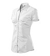 Памучна дамска риза в бяло Nely-2 снимка
