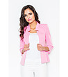 Розово дамско сако със 7/8 ръкави Melissa-0 снимка