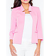 Розово дамско сако със 7/8 ръкави Melissa-2 снимка