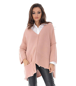 Розов дамски пуловер Carian снимка
