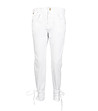 Бял памучен дамски панталон-0 снимка