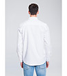 Памучна мъжка риза в бяло Trixi-1 снимка