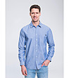 Памучна мъжка риза в синьо Trixi-0 снимка
