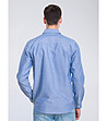 Памучна мъжка риза в синьо Trixi-1 снимка