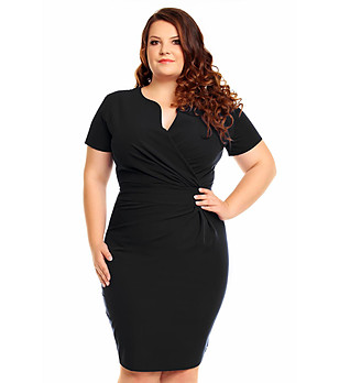 Черна рокля в макси размер Dell снимка