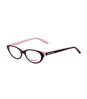 Дамски рамки за очила в черно и розово снимка
