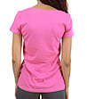 Розова дамска памучна тениска с щампа-1 снимка