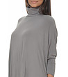 Нестандартна сива дамска блуза Marisa-4 снимка