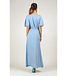 Дълга рокля Lou в синьо-1 снимка