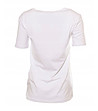 Бяла памучна дамска тениска Lisa-3 снимка