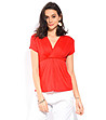Червена дамска блуза Coline-0 снимка