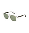 Unisex слънчеви очила с прозрачни рамки и зелени лещи Lino-0 снимка