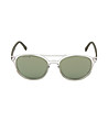 Unisex слънчеви очила с прозрачни рамки и зелени лещи Lino-1 снимка