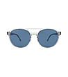 Unisex слънчеви очила с прозрачни рамки и сини лещи Kalo-2 снимка