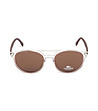 Unisex слънчеви очила с прозрачни рамки и кафяви лещи Kalo-1 снимка