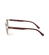 Unisex слънчеви очила с прозрачни рамки и кафяви лещи Kalo-2 снимка