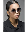 Златисти дамски слънчеви очила със сини  лещи Kalia-0 снимка