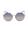 Златисти дамски слънчеви очила със сини  лещи Kalia-2 снимка