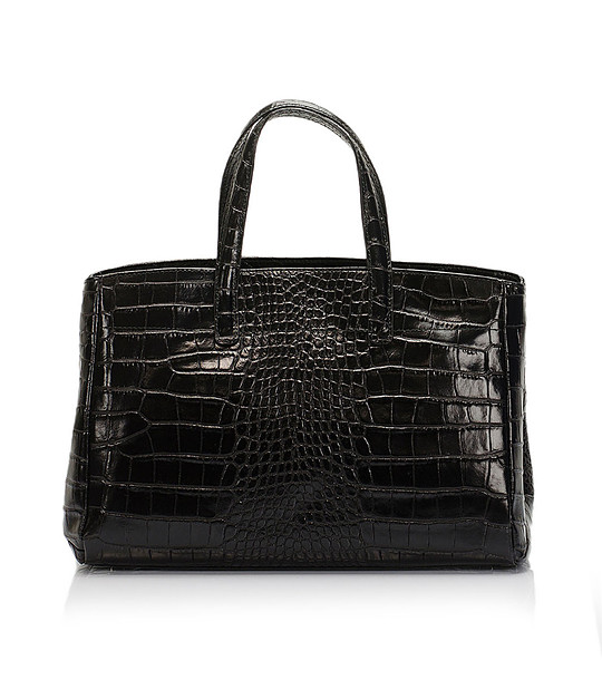 Черна дамска чанта с три отделения Fresia снимка