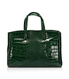 Зелена дамска чанта с три отделения Fresia-1 снимка