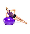 Лилава топка за упражнения 75 см-0 снимка