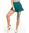 Дамски къси панталонки в цвят емералд Aia-0 снимка