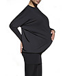 Черна туника за бременни Emi 200 DEN-2 снимка