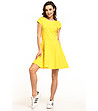 Жълта рокля с памук Kalia-0 снимка