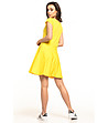 Жълта рокля с памук Kalia-1 снимка