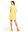 Жълта широка лятна рокля Nelita-1 снимка