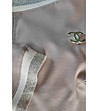 Комплект в бежово от блуза и пола Greta-4 снимка