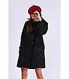 Дамско палто в черно Karia-0 снимка