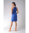 Лятна синя рокля с флорален принт Venna-1 снимка