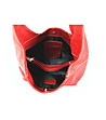 Червена кожена дамска чанта за рамо-2 снимка