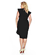 Черна рокля в макси размер Elisa-1 снимка