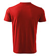 Мъжка памучна червена тениска Domino-1 снимка