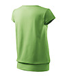 Дамска памучна зелена тениска City-3 снимка