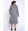 Дамско палто в сив цвят -1 снимка