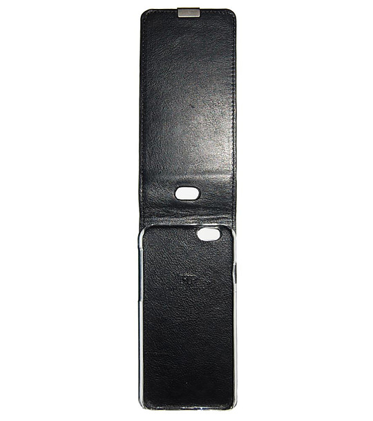 Черен кожен калъф за iPhone 6 снимка