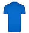 Синя памучна мъжка блуза с бродерии France-1 снимка