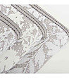 Памучна хавлия в бяло и сиво Matiss 50х100 см-3 снимка