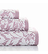 Памучна хавлия в бяло и розово Matiss 100х150 см-2 снимка